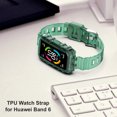 thumbnail image 3 of Kuymtek Correa transparente de TPU para HUAWEI HONOR Band 6 Soft Wristband Belt (Verde), 3 of 9