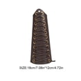 thumbnail image 5 of Accesorio de tiro con arco Cattlehida Capelado Resistente al arco Guardia Protectora Accesorios de arco en paquetes de bolsas para adultos Mujeres Marrón kenally OD003088-02, 5 of 5