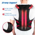 thumbnail image 1 of Women Men Magnetic Posture Corrector Brace Full Back Support Therapy Bad Back Lumbar Shoulder Support Belt, 1 of 1