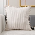 thumbnail image 5 of Djunllk Short Plush Pillowcase Bohemian Pillow Cases Solid Color Pillow Protector Tassel Ball Pillow Covers for Modern Home Decoration Sofa Bedroom, 5 of 6
