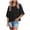 Black, variant on Women Half Sleeve Loose Fit Top Bat Sleeve Top Quarter Sleeve Shirts for Women Elbow Sleeve Tees for Women Loose Fitting Tops for Women Tops That Cover Upper Arms Black L
