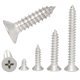 thumbnail image 3 of Tornillo autorroscante de acero inoxidable 304 con cabeza avellanada en cruz, tornillo autorroscante de cabeza plana con forma de rosa, tornillo Zigong M1.6M2M3M4M5, 3 of 5