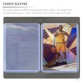 thumbnail image 4 of EeaseCA 100Pcs Game Cards Sleeves Anti-scratch Trading Cards Protectors Covers Holder, 4 of 7