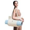 thumbnail image 3 of Bolsa de yoga WLLWOO WLLWOO, bolsa de lona, 36 x 38 cm, color beige, 3 of 7