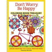 Design Originals Don't Worry, Be Happy Adult Coloring Book