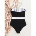 thumbnail image 3 of Traje de baño de una pieza con cordones y almohadilla para el pecho para mujer, bikini sexy para playa, 3 of 6