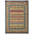 thumbnail image 1 of Unique Loom Fars Collection Tribal Modern Casual Area Rug, 7 x 10 Feet, Blue/Red, 1 of 10