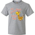 thumbnail image 3 of Inktastic My Great Aunt Loves me- cute giraffe Youth T-Shirt, 3 of 5