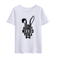 thumbnail image 2 of Womens Some Bunny Needs Vodka T Shirt Gift Funny Easter Drinking Tee For Guys, 2 of 5