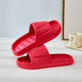 thumbnail image 2 of Agkizg Unisex Bathroom Slippers, Women Mens Shower Shoes, Open Toe Waterproof Slide Sandals Breathable Comfortable Casual Indoor Home Bathroom Couple Slippers, 2 of 6