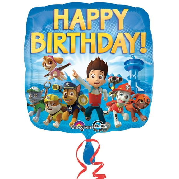PAW Patrol Happy Birthday Foil Balloon