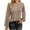 Khaki, variant on Timegard Womens Tops Lace Long Sleeve Drop Shoulder Ruched Blouse Fall Casual Crewneck Comfy Tee Tops