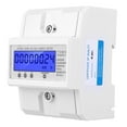 thumbnail image 2 of Vatímetro electrónico, medidor de energía trifásico de 4 cables con pantalla LCD, medidor de energía de riel DIN, máxima confiabilidad, 2 of 8