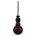 thumbnail image 2 of Westinghouse 1000600 Amber Alabaster Glass Sphere Finial & 12 in. Beaded Pull Chain - Oil Rubbed Bronze Finish, 2 of 6