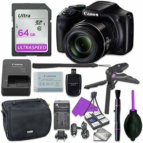 Canon Powershot SX540 Point & Shoot Digital Camera Bundle