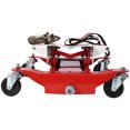 thumbnail image 2 of 450 lbs Capacity Low Lift Transmission Jack - Durable Red Design with Nylon Safety Strap, Ideal for Safely Lifting Transmissions & Gas Tanks on Smaller Vehicles - Perfect for DIY Mechanics, 2 of 20