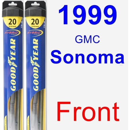 Gmc P3500 Wiper - 1999 GMC Sonoma Wiper Blade Set/Kit (Front) (2 Blades) - Hybrid