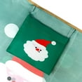 thumbnail image 6 of Wrapables Medium Foldable Tote Nylon Reusable Grocery Bag (Set of 2), Santa, 6 of 7