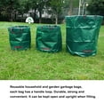 thumbnail image 4 of GeweYeeli Waterproof Leaf Storage Bag Plastic Garden Trash Can Yard Waste Collection Bin, 500L/132 Gallons, 4 of 4