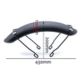 thumbnail image 3 of Salpicadera Universal Moto Delantera Cafe Racer/ Scrambler. negro, 3 of 4