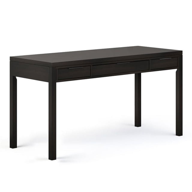 Allora 60" Solid Wood Computer Desk in Hickory Brown