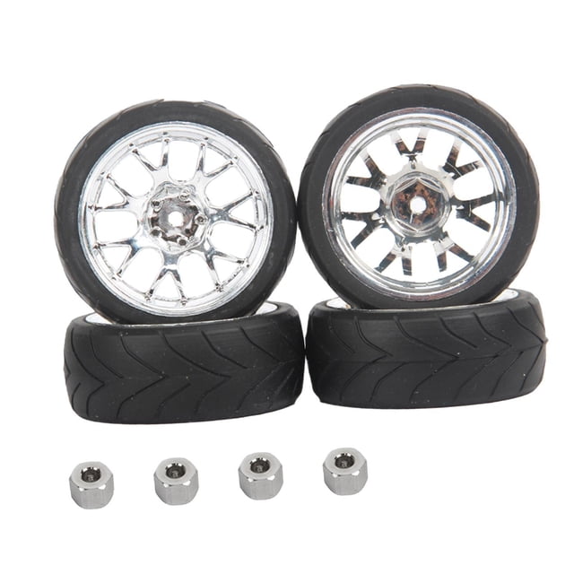 Neumáticos RC de 4 piezas de 65 mm para WPL B14 B24 C14 C24 C34 C44, accesorios para bricolaje en carretera y fuera de carretera. D