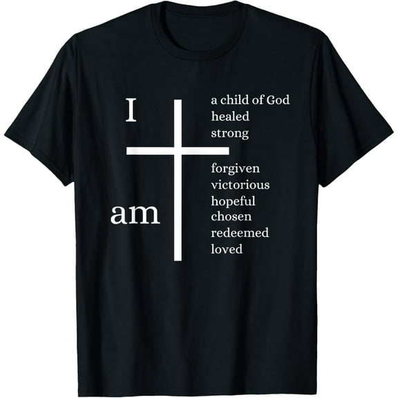 I am a child of God Christian cross design T-Shirt