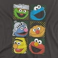 thumbnail image 2 of Sesame Street T-Shirt Group Squares Unisex Graphic Tee For Men & Women, 2 of 7