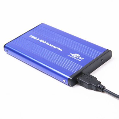 crack Motley Alexander Graham Bell SANOXY USB 2.0 External 2.5-Inch IDE HDD Enclosure Case for Laptop - Blue -  Walmart.com