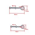 thumbnail image 2 of Rear Chain Adjuster M8 Mini Bike Dirt Bike ATV Adjustment Kit, 2 of 3