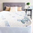 thumbnail image 3 of Comfy Bamboo World Fiber Cooling Mattress Protector Twin Bed Size, Waterproof & Hypoallergenic, 3 of 8