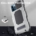 thumbnail image 5 of Compatible with iPhone 13 Pro Case 6.1 inch 2021, Outdoor Heavy Duty Aluminum Metal Case with Screen Protector Camera Cover Rugged Military Shockproof Case for iPhone 13 Pro, 5 of 8