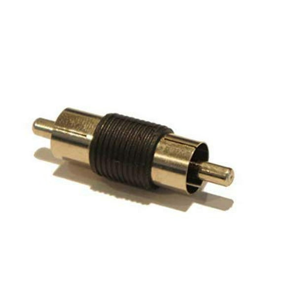 RCA Male to Male Connector Adapter Extender Gender Changer