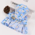 thumbnail image 3 of Dog Dress and Leash Set Cute Bowknot Teddy Bichon Cat Harness Vest Spring and Summer Dog Clothes Outdoor Pet Accessoires ShopWise Round, 3 of 12