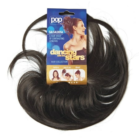 Dancing with the Stars Salsaloosa Hair Wrap Tru2Life Styleable Hairpiece R6 Dark Chocolate