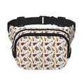 thumbnail image 1 of Bingfone Sac Banane Guitare pour Femmes Sac de Taille à la Mode avec Sangle Réglable Imperméable Partout Sac Bandoulière pour Entraînement Course Voyage, 1 of 9