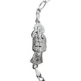 thumbnail image 3 of JOYARIS Pulsera Santa Muerte Lisa Esclava Plata Solida Ley 925 Talla Largo/Ancho: 18.5 cm x 4 mm PT-0000701, 3 of 4