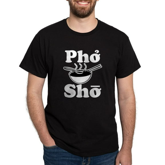 CafePress - Pho Sho Funny Shirt T Shirt - Men's Classic Graphic Cotton T-Shirt