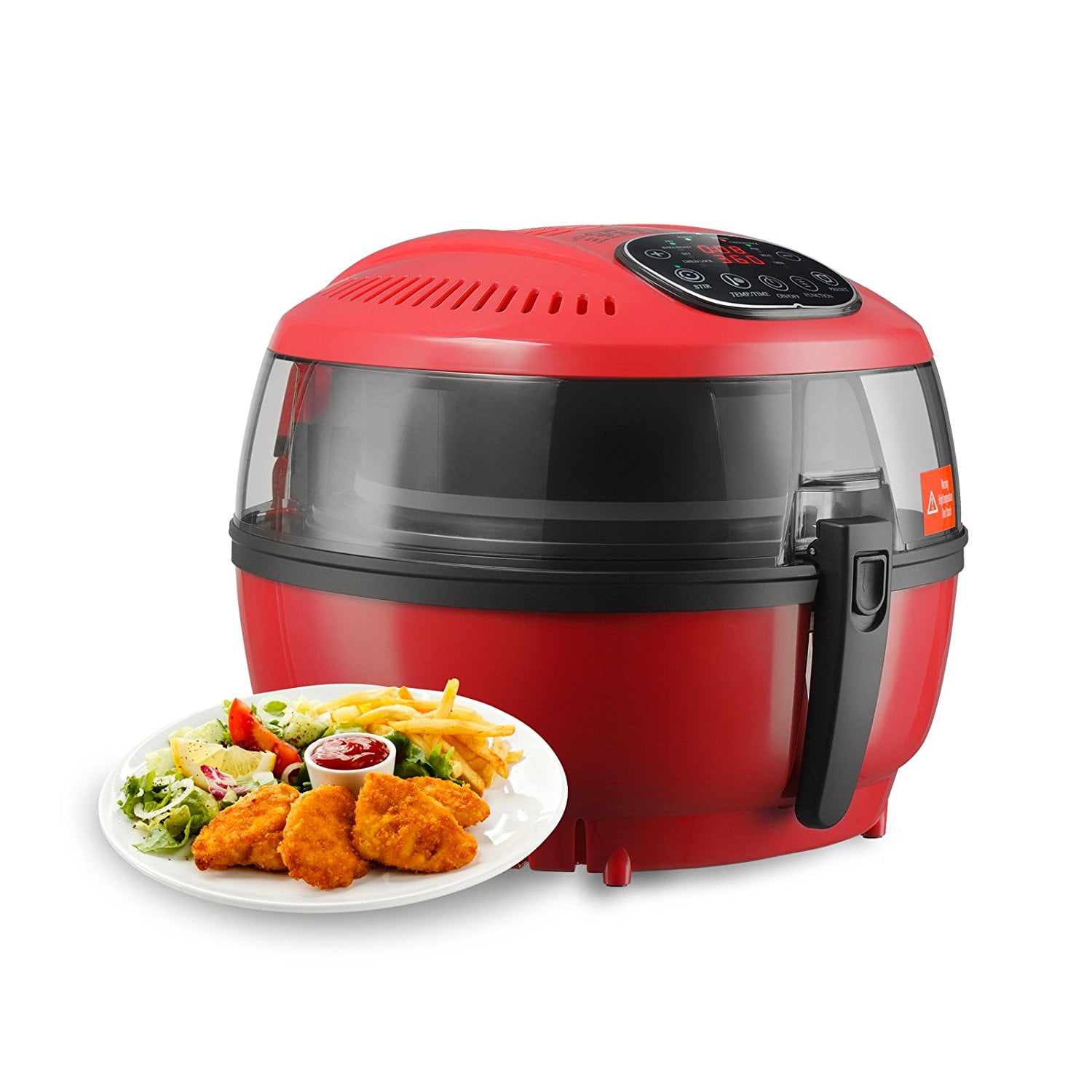 KUPPET Air Fryer 4.23QT/4L,15001700W,Digital Display Touch Screen,W