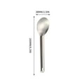 thumbnail image 4 of Yzans Stainless Steel Camping Spoon Fork,Long Handle 8.66in,Coffee Stirrer Dessert Utensil,Deep Mug Pot Accessory, 4 of 5