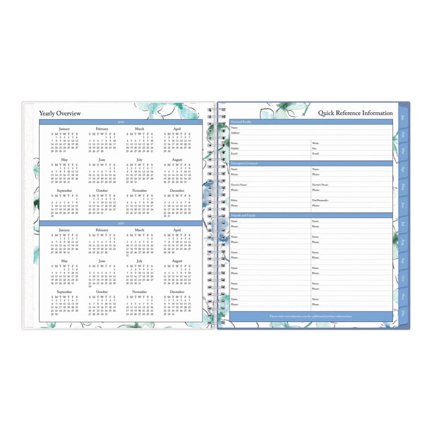 Blue Sky 2021 Monthly Planner, 8" x 10", Lindley