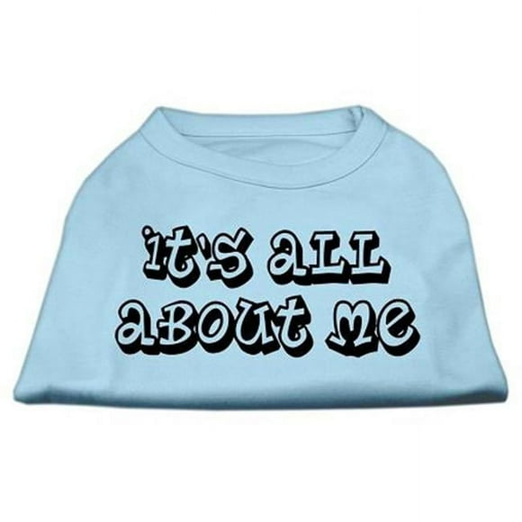 Mirage Pet Products 51-40 LGBBL Its All About Me Screen Print Shirts Baby Blue Lg - 14