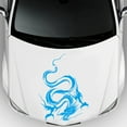 thumbnail image 2 of HUONA Car Decorative Sticker Auto Vehicle Dragon Pattern Style Hood Vinyl Decal Decoration Accessory Blue, 2 of 3