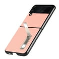 thumbnail image 5 of Allytech Galaxy Z Fold 3 Case with Stand, Premium Synthetic Leather Kickstand Slim Lightweight Shockproof Protective Case Cover for Samsung Galaxy Z Fold 3, Pink, 5 of 5
