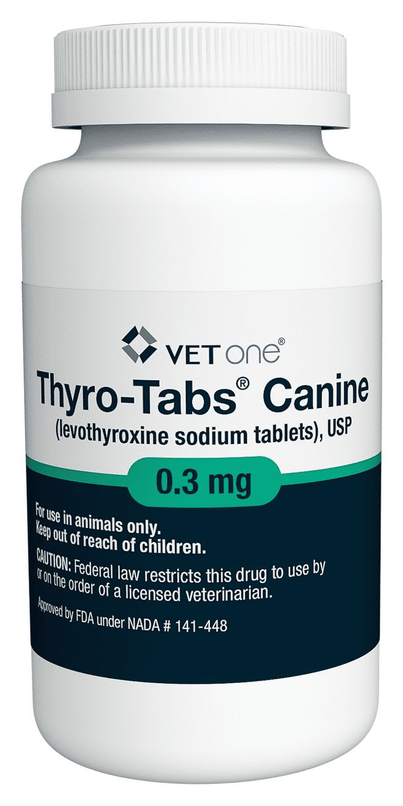 Thyro-Tabs (Levothyroxine Sodium) Canine Tablets, 0.3MG