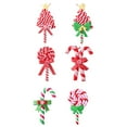 thumbnail image 1 of Adornos de Dulces de Navidad Macarena 6 Piezas Decoración colgante para Vacaciones, 1 of 8