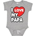 thumbnail image 3 of Inktastic I Love My Papa Boys or Girls Baby Bodysuit, 3 of 5