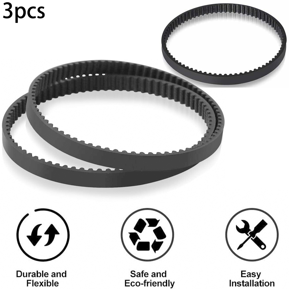 3 Pcs Vacuum Belts For Shark Rotator NV500,NV501,NV502,NV503,NV505