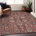 thumbnail image 6 of Addison Rugs Mayfield Washable Traditional Oriental Red Rectangle Rug, 8' x 10', 6 of 6