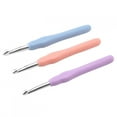 thumbnail image 2 of 19-Piece Multicolor TRP Handle Aluminum Hook Needle Set for Handcraft Knitting and Crochet, 2 of 8